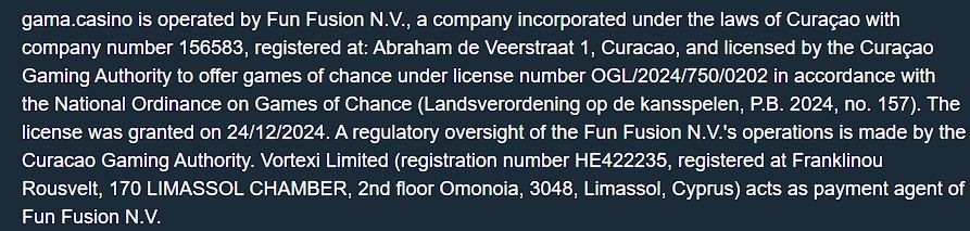 Депозит и вывод Gama Латвия