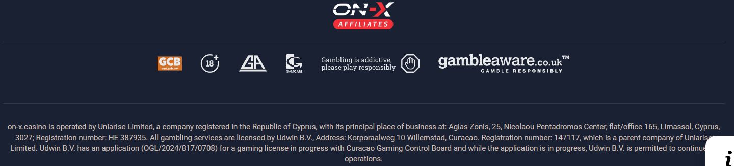 Платежи On X Латвия