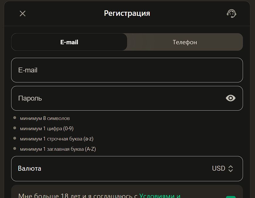 Зеркало Parimatch Латвия главный экран
